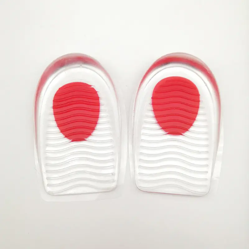 Heel Pad Silicone Heel Pad Transparent Sports Shock Absorbing Inner Height Height Insole U-Shaped Heel Pad PU Half Size Heel Pad - Image 14