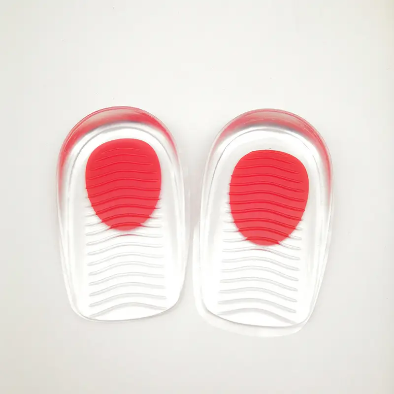 Heel Pad Silicone Heel Pad Transparent Sports Shock Absorbing Inner Height Height Insole U-Shaped Heel Pad PU Half Size Heel Pad - Image 18