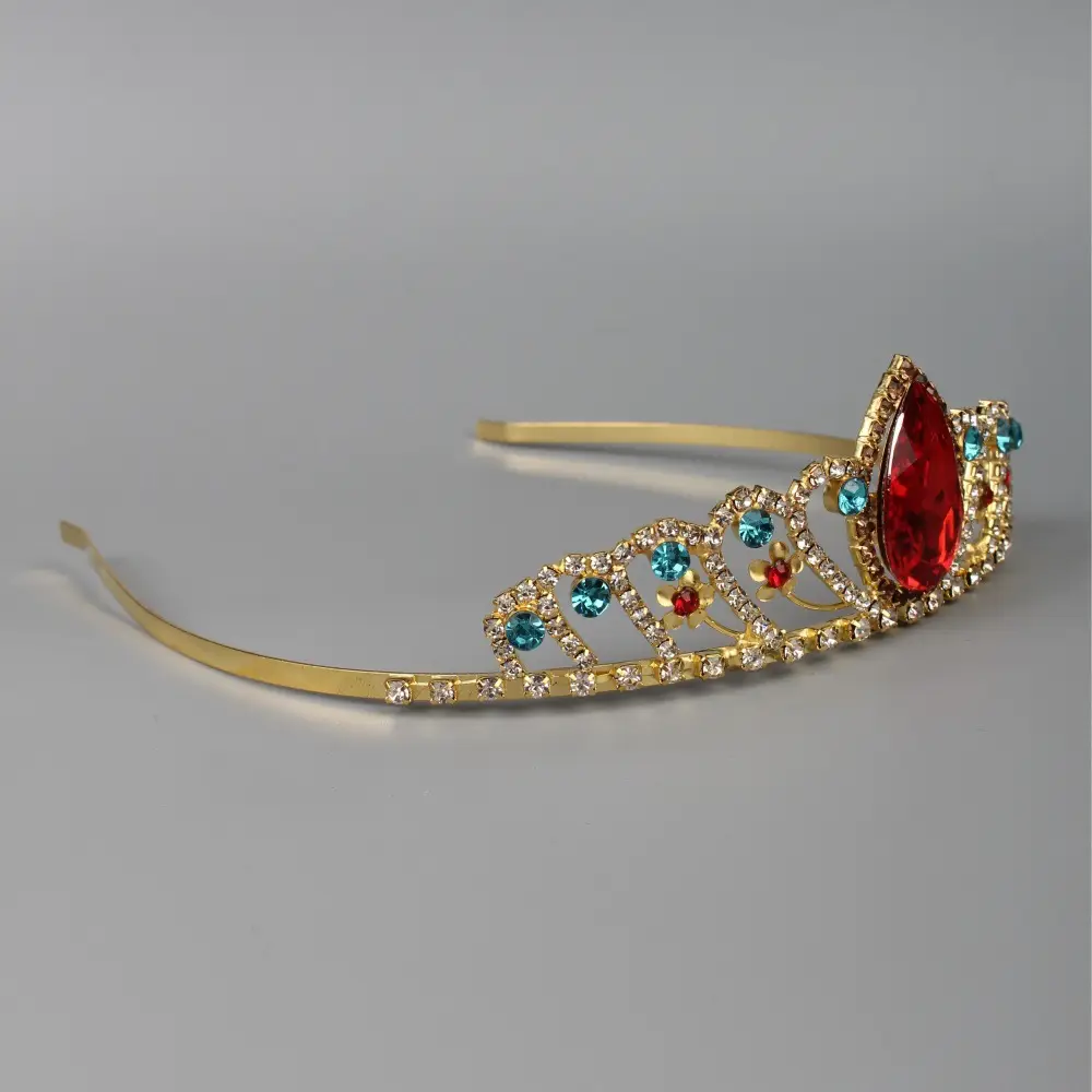 Gold Rhinestone Bridal Headband 13cm — feature 18