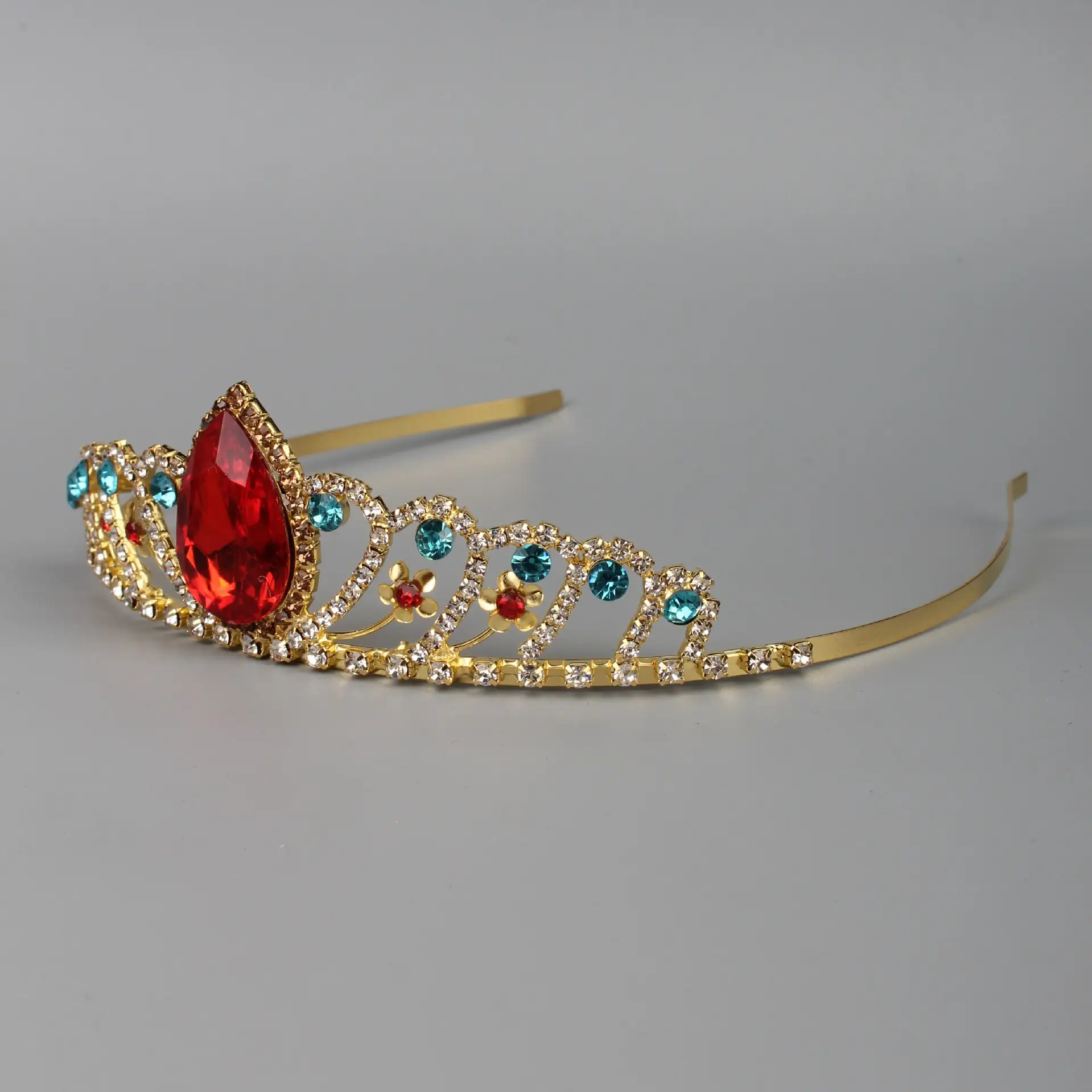Gold Rhinestone Bridal Headband 13cm — feature 19