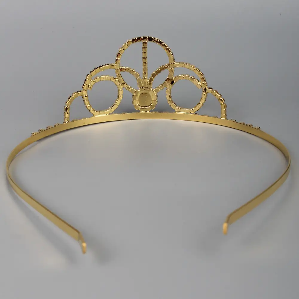 Gold Rhinestone Bridal Headband 13cm — feature 6