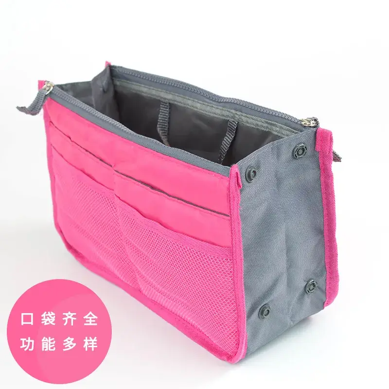 Double Zip Cosmetic Storage Bag with Mesh Pockets - Image 16