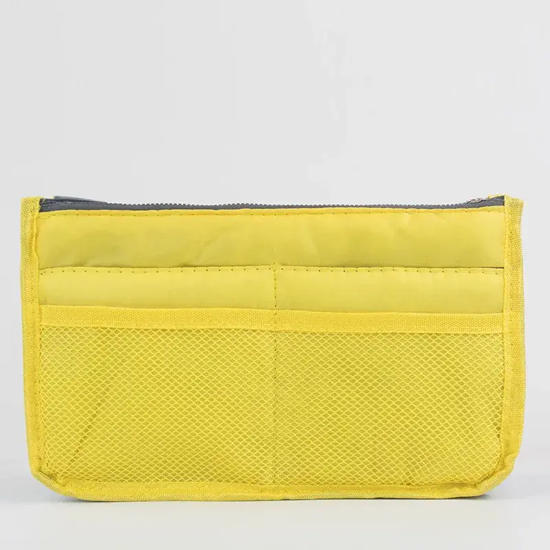 Double Zip Cosmetic Storage Bag with Mesh Pockets - Image 2