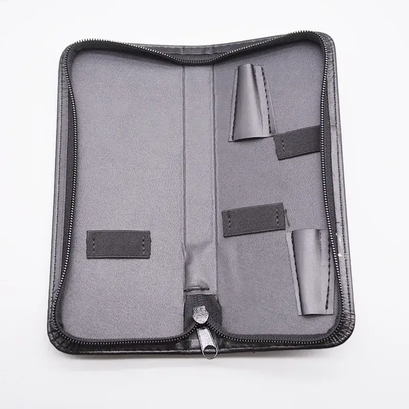 Black Hairdressing Scissors Bag with 2 Thin Scissors - Image 5