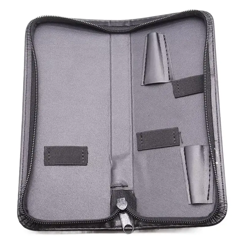 Black Hairdressing Scissors Bag with 2 Thin Scissors