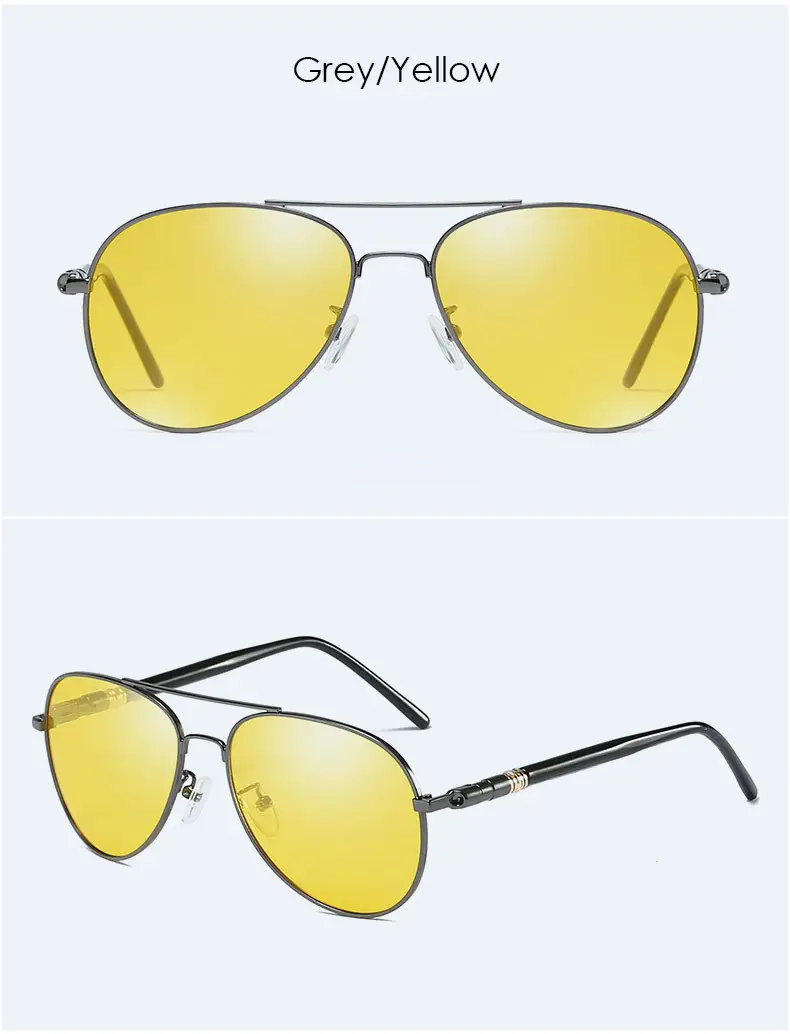 Men Polarized Driving Sunglasses Yellow Lens — feature 15