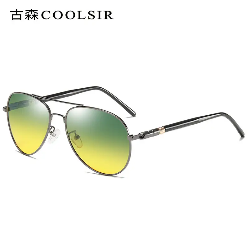 Men Polarized Driving Sunglasses Yellow Lens
