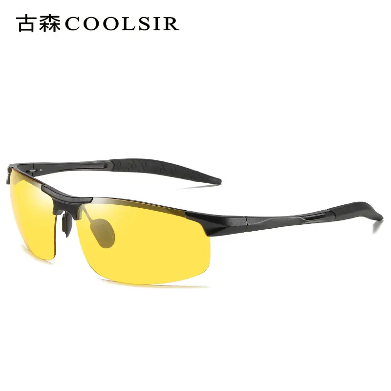 New Men's Polarized Cycling Sunglasses Yellow