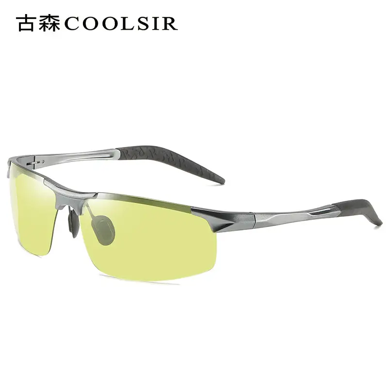 New Men's Polarized Cycling Sunglasses Yellow