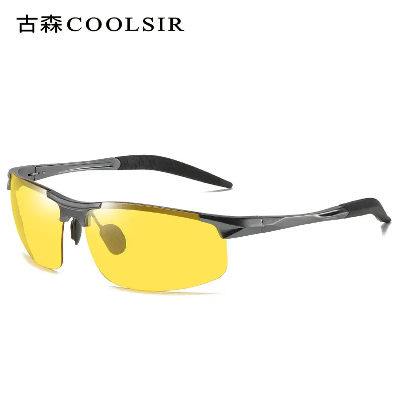New Men's Polarized Cycling Sunglasses Yellow