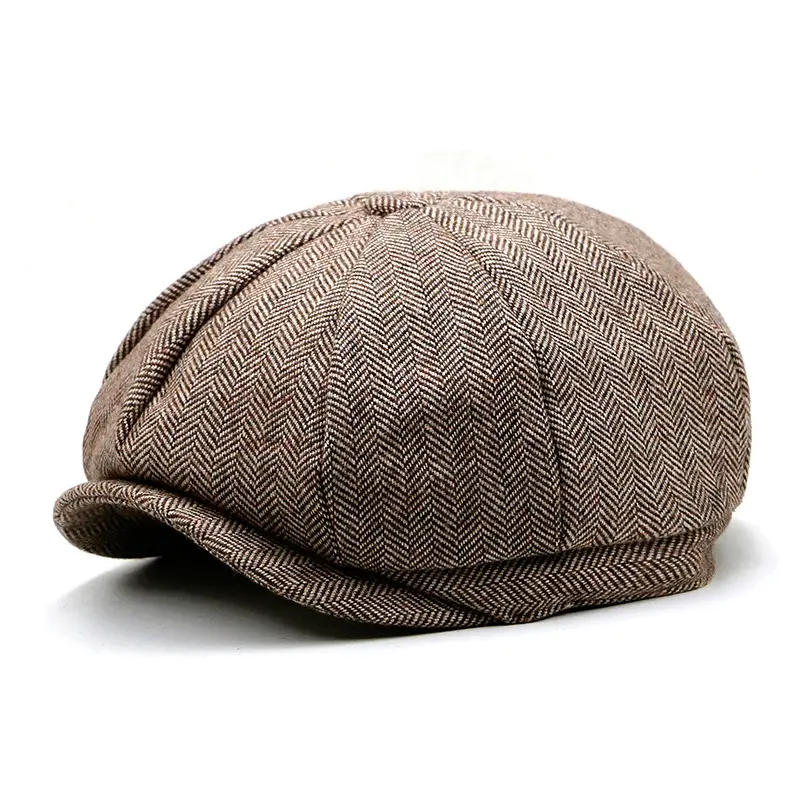 Coffee Khakis Herringbone