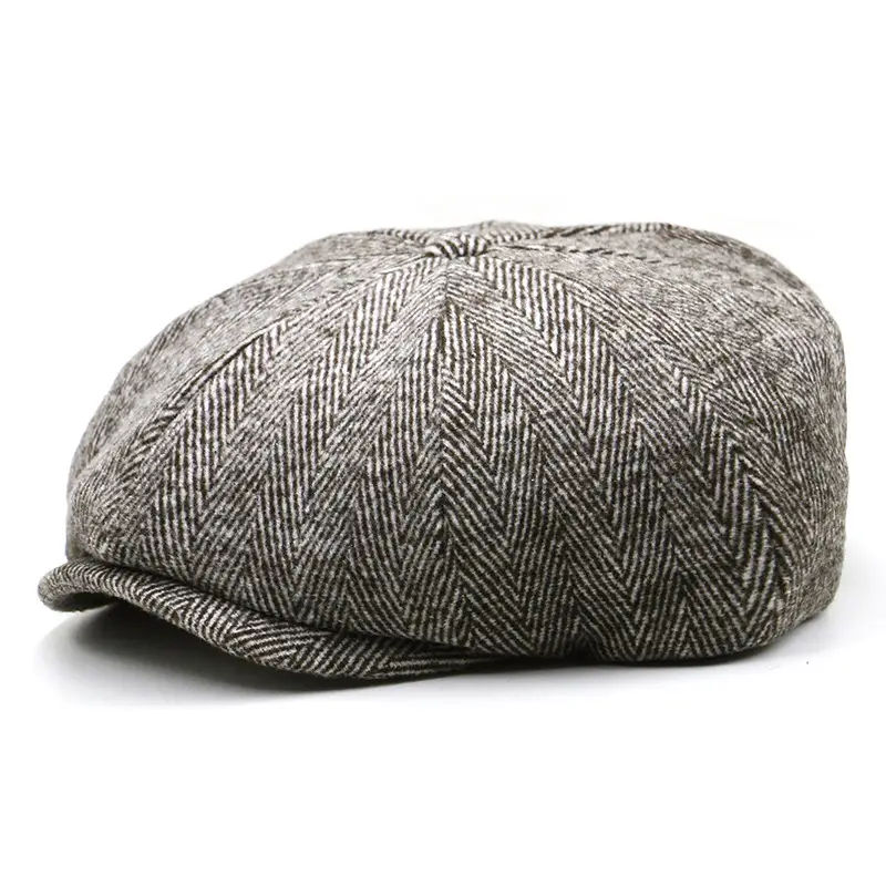 Scrub white herringbone pattern