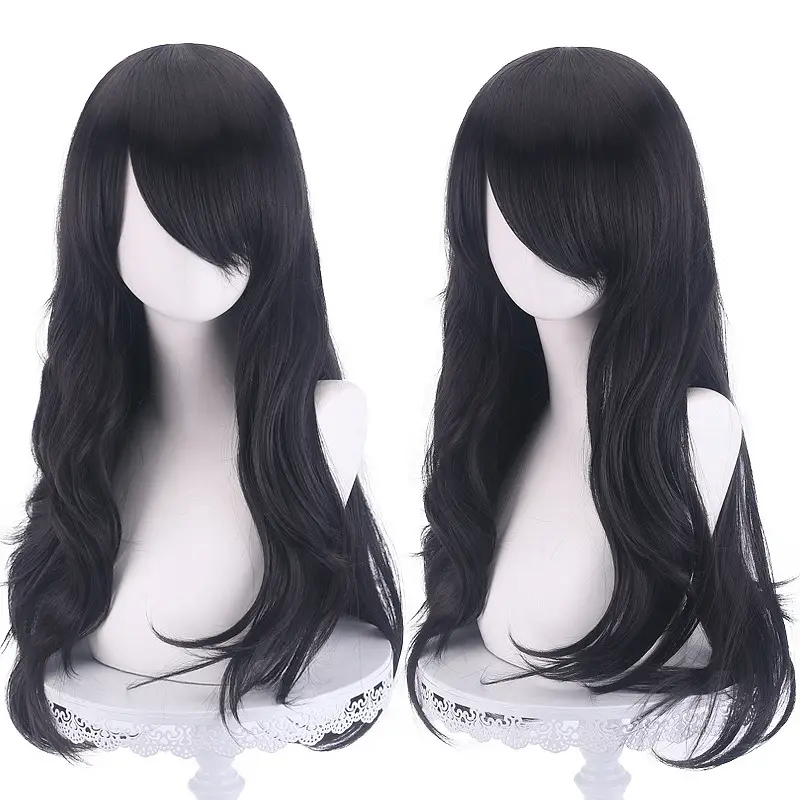 Main Shengda COS Animation Wig Europe and America Universal Multicolor 70cm Long Curly Hair Micro Curly Hair cosplay Factory Outlet - Image 2