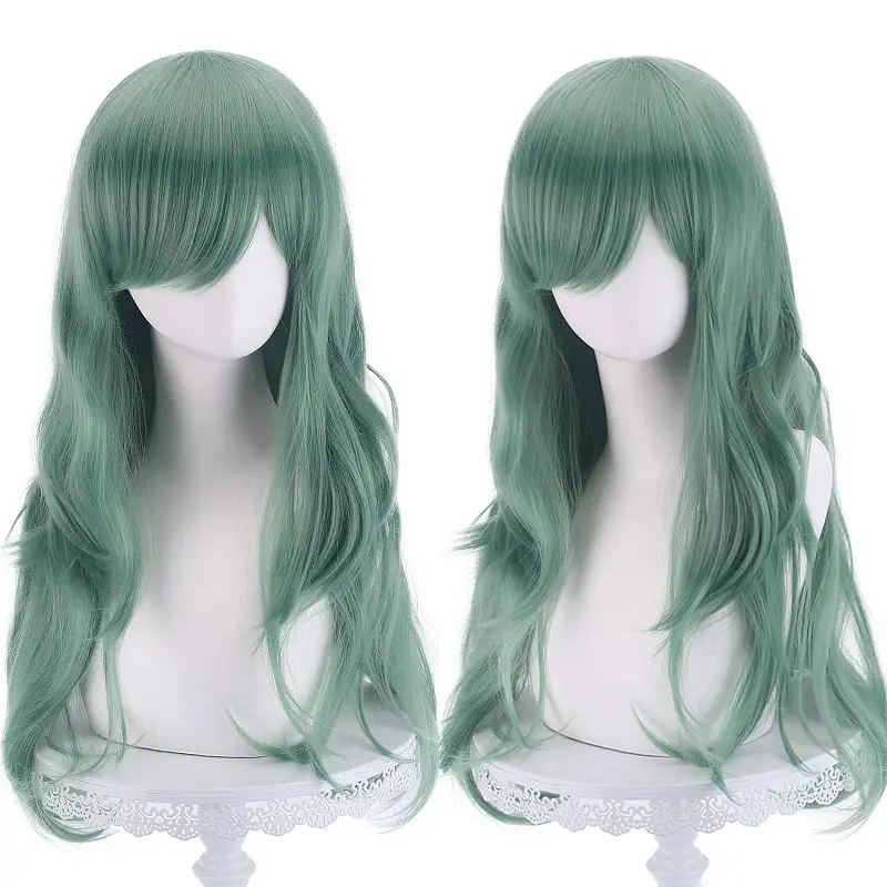 Main Shengda COS Animation Wig Europe and America Universal Multicolor 70cm Long Curly Hair Micro Curly Hair cosplay Factory Outlet - Image 3