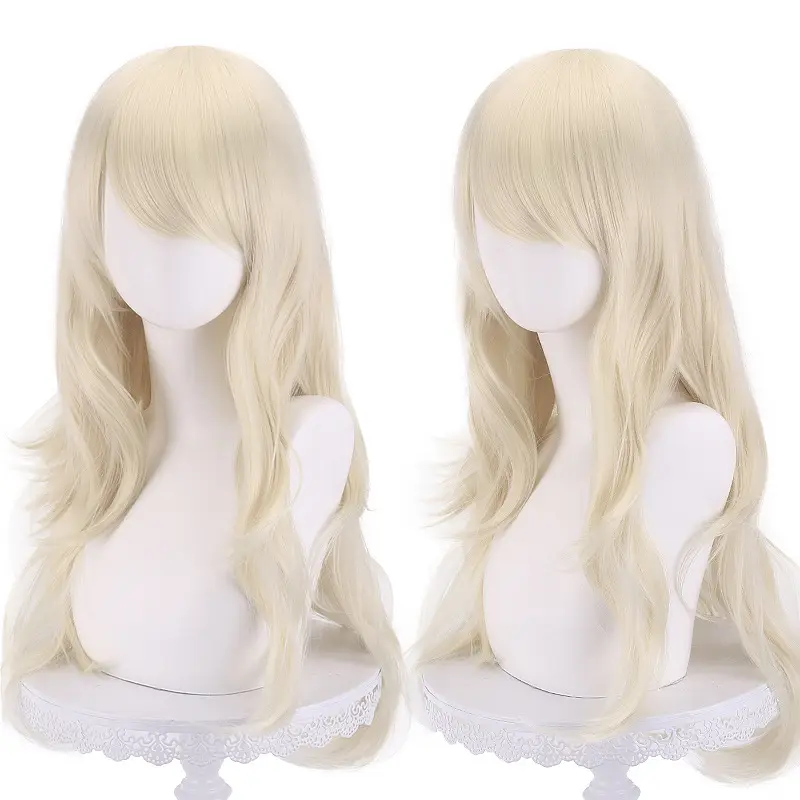 Main Shengda COS Animation Wig Europe and America Universal Multicolor 70cm Long Curly Hair Micro Curly Hair cosplay Factory Outlet - Image 10