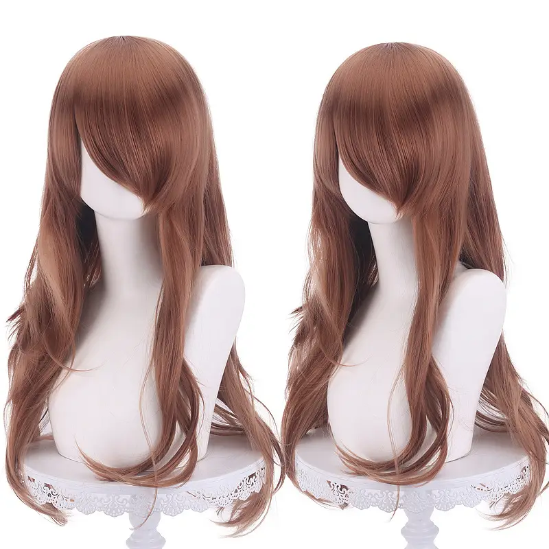 Main Shengda COS Animation Wig Europe and America Universal Multicolor 70cm Long Curly Hair Micro Curly Hair cosplay Factory Outlet - Image 15