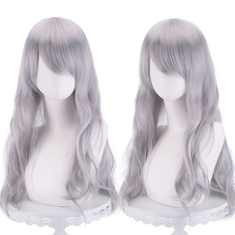 Main Shengda COS Animation Wig Europe and America Universal Multicolor 70cm Long Curly Hair Micro Curly Hair cosplay Factory Outlet - Image 22