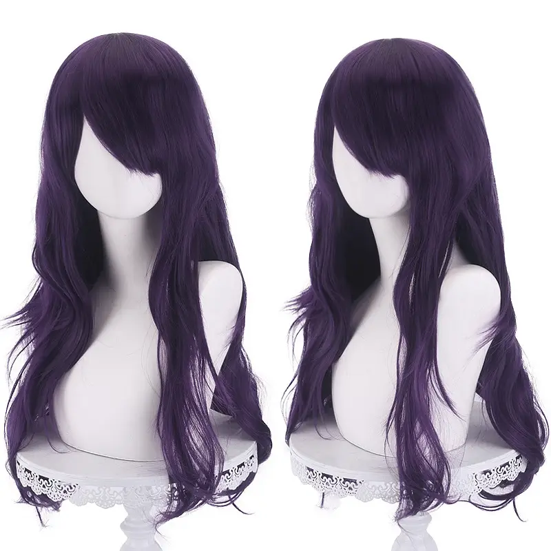 Main Shengda COS Animation Wig Europe and America Universal Multicolor 70cm Long Curly Hair Micro Curly Hair cosplay Factory Outlet - Image 5