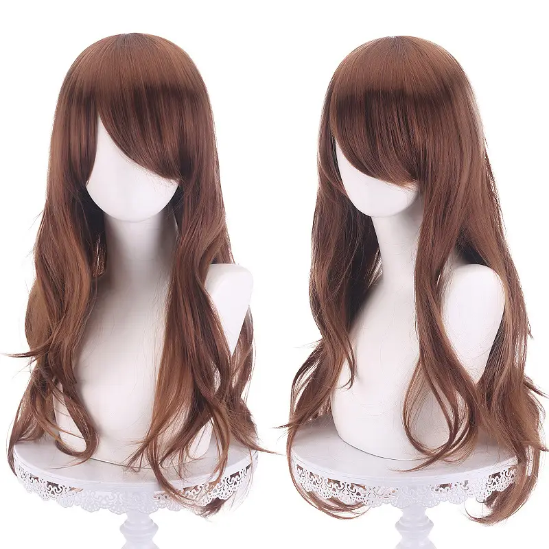 Main Shengda COS Animation Wig Europe and America Universal Multicolor 70cm Long Curly Hair Micro Curly Hair cosplay Factory Outlet - Image 6