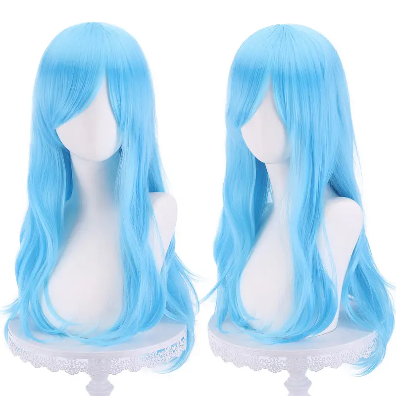 Main Shengda COS Animation Wig Europe and America Universal Multicolor 70cm Long Curly Hair Micro Curly Hair cosplay Factory Outlet - Image 8