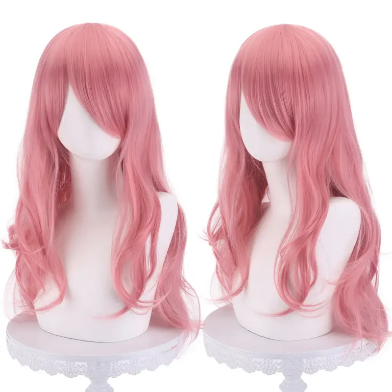 Main Shengda COS Animation Wig Europe and America Universal Multicolor 70cm Long Curly Hair Micro Curly Hair cosplay Factory Outlet - Image 9