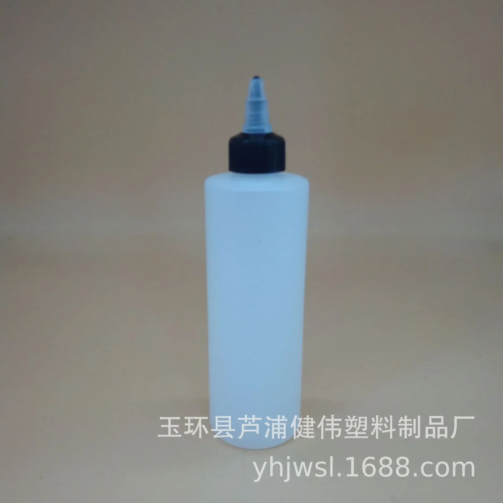 250ML Translucent Plastic Bottle with Pointed Mouth & Rotating Cover - Image 2