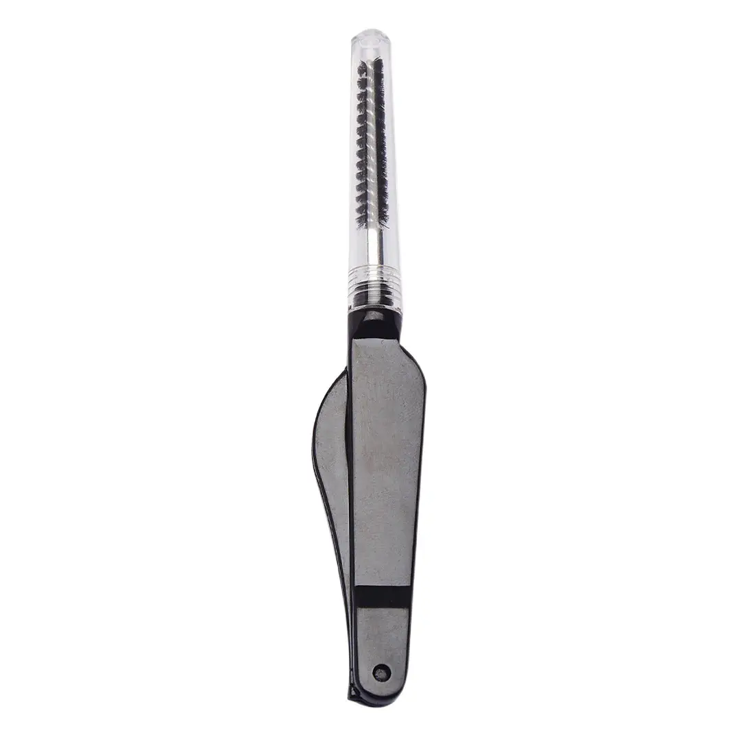 Stainless Steel Eyelash Comb Black 15.5x5.5x1.5cm