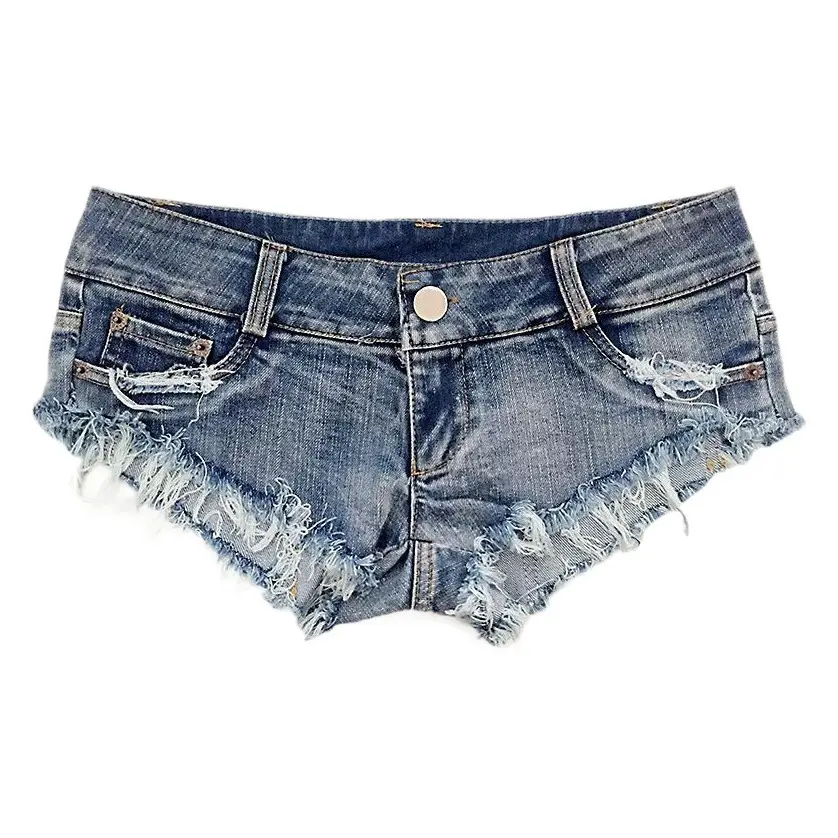 Sexy Low Waist Denim Shorts for Women