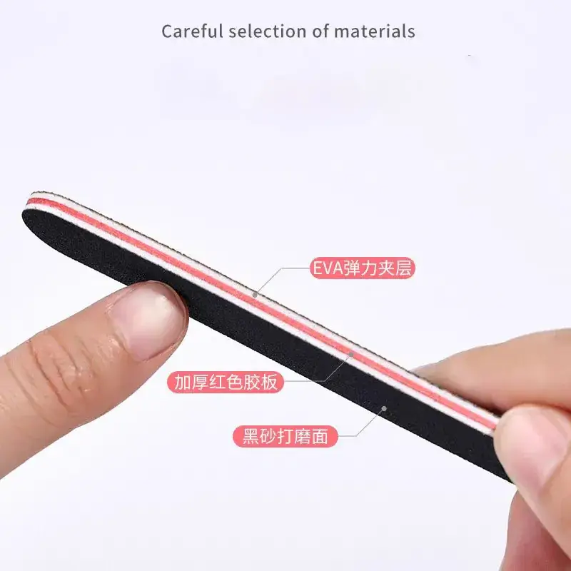 Black Sand Nail File Strip Double-Sided Polish Tool - Image 3