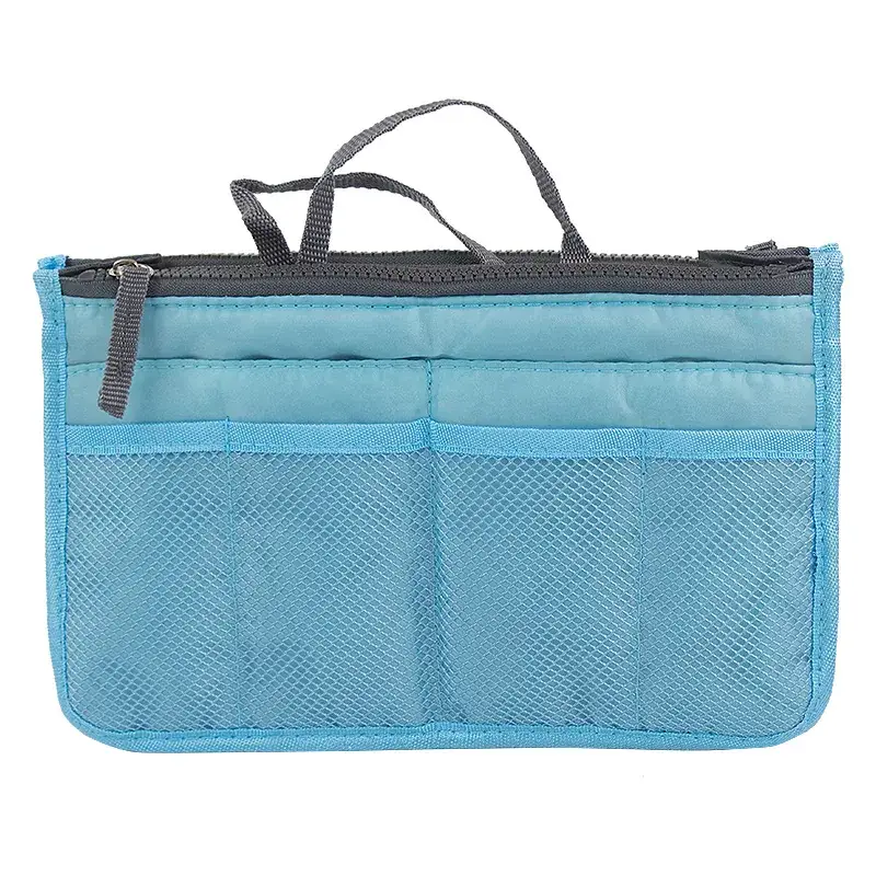 Green Double Zip Cosmetic Bag Storage - Image 18