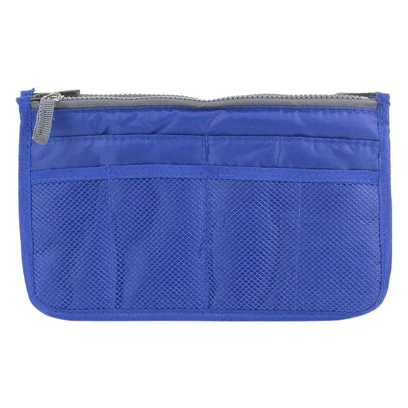 Green Double Zip Cosmetic Bag Storage