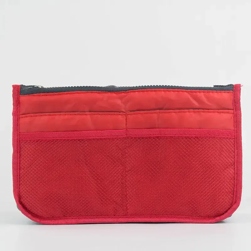Green Double Zip Cosmetic Bag Storage - Image 11