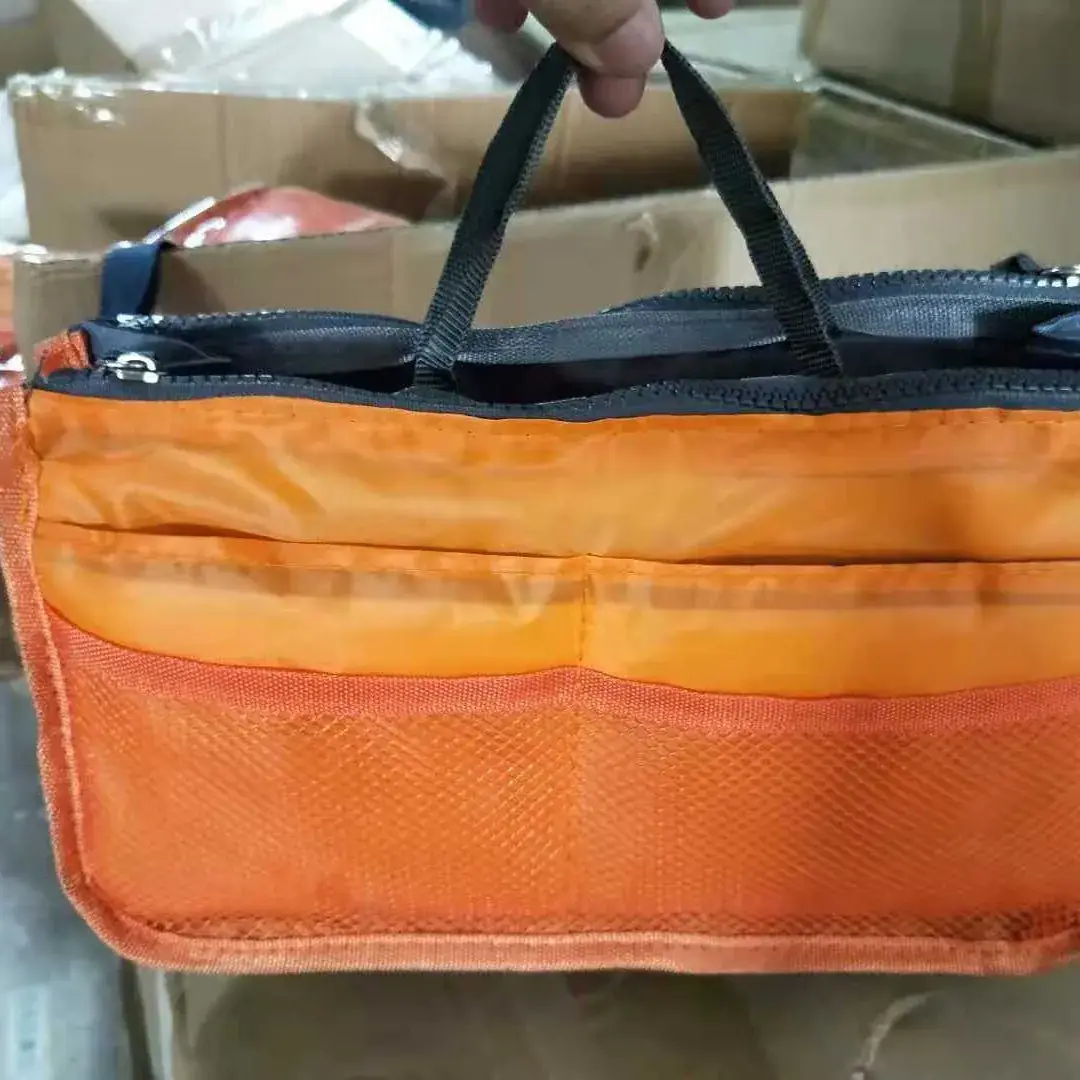 Green Double Zip Cosmetic Bag Storage - Image 14