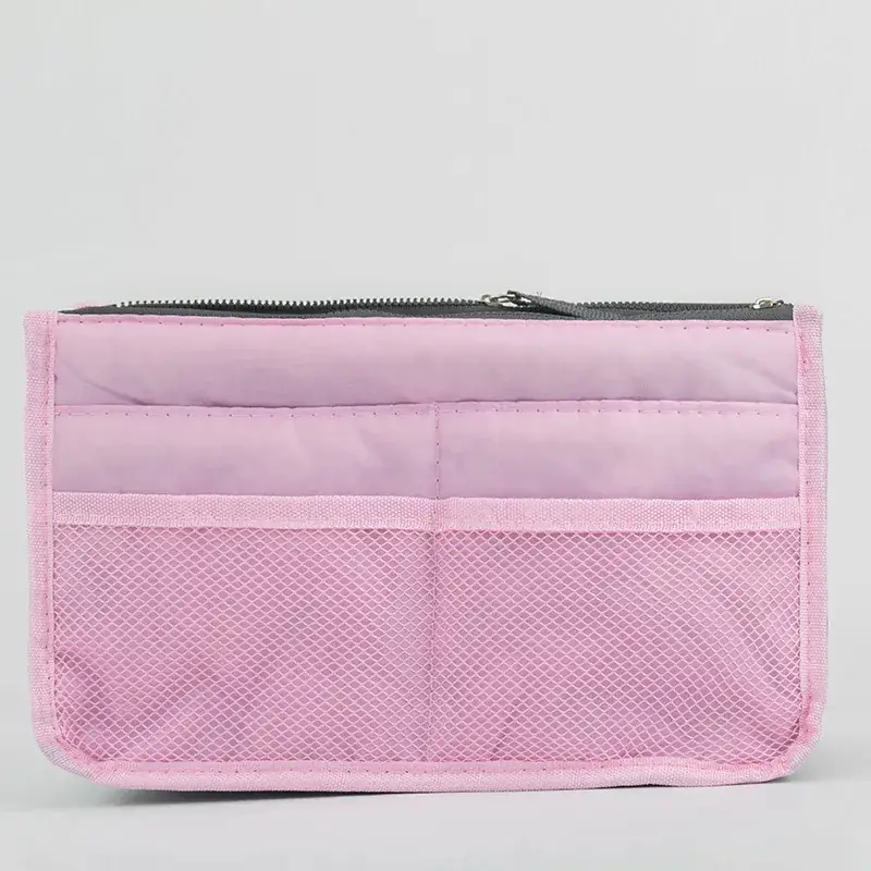 Green Double Zip Cosmetic Bag Storage - Image 9