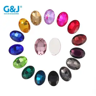 Acrylic Hot Diamond Rhinestones Pink Round Bottom — feature 2