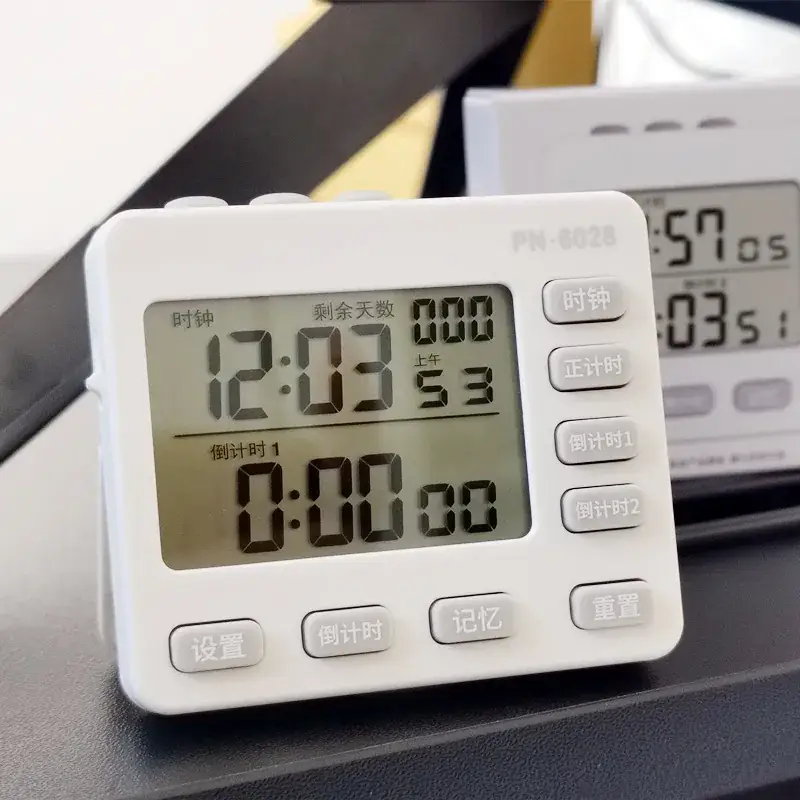 Dual Zone Digital Timer for Student Kitchen Cooking