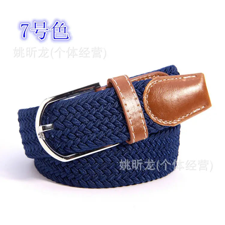 39 Color Woven Elastic Belt for Men Women - Image 7