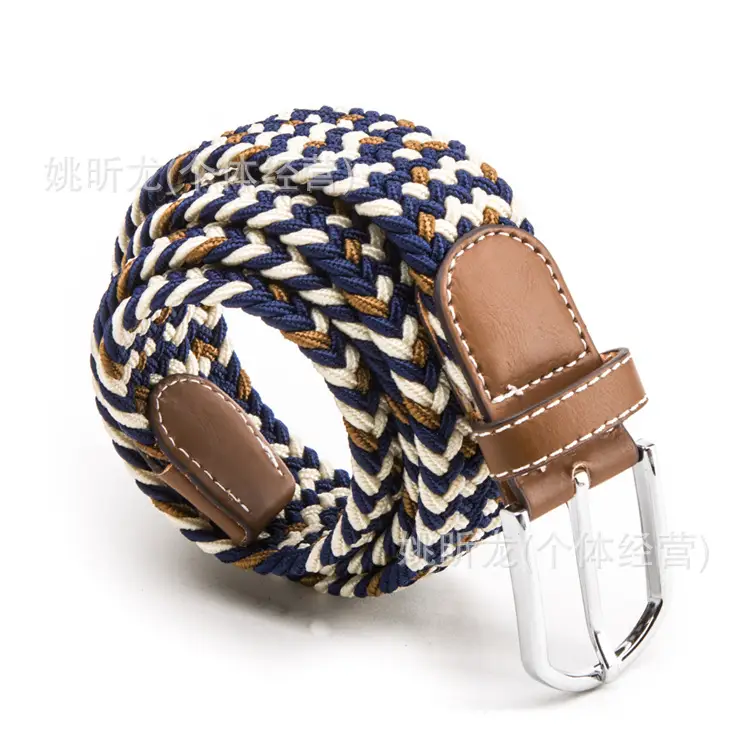 39 Color Woven Elastic Belt for Men Women - Image 28