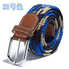 39 Color Woven Elastic Belt for Men Women - Image 17