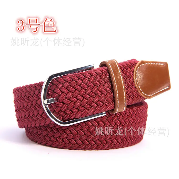 39 Color Woven Elastic Belt for Men Women - Image 3