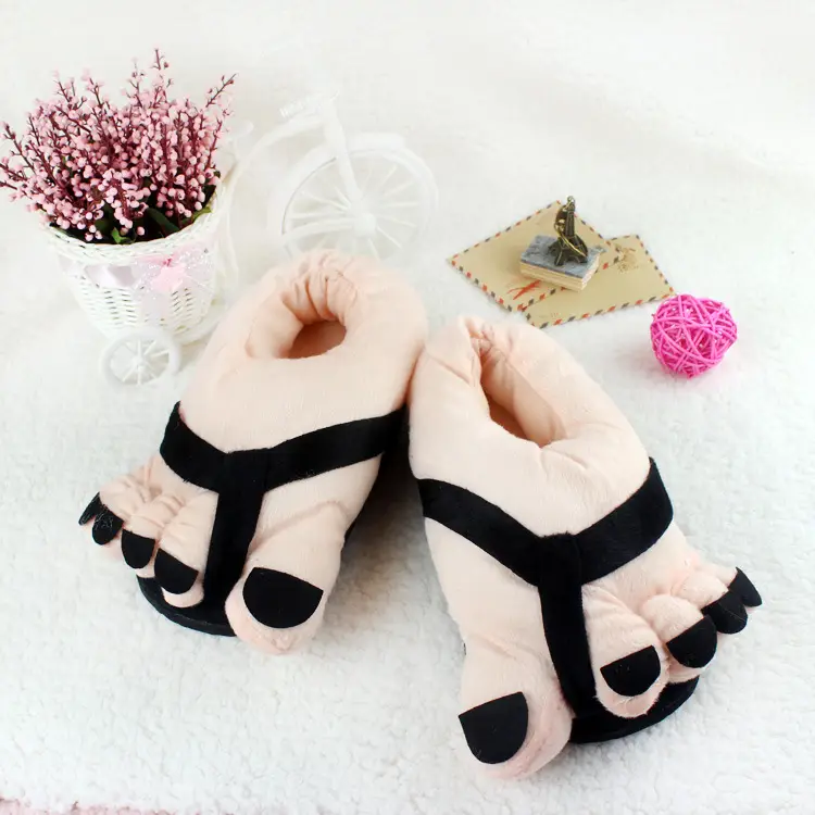 Winter new toe all-inclusive couples home slippers cartoon animal cotton slippers a batch