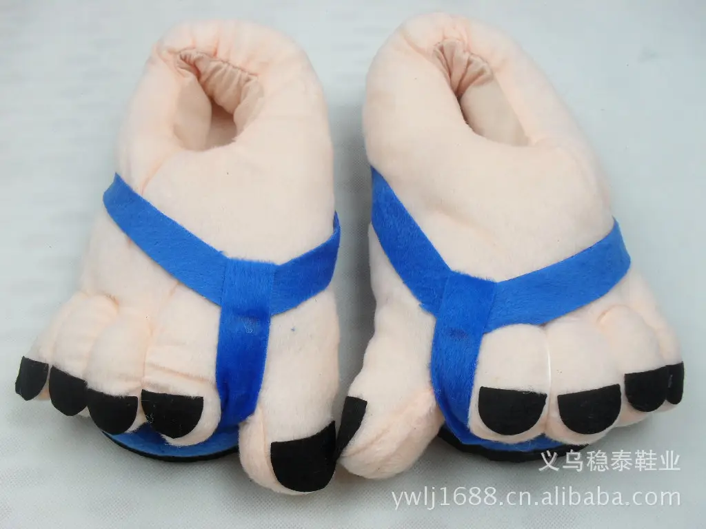 Winter new toe all-inclusive couples home slippers cartoon animal cotton slippers a batch