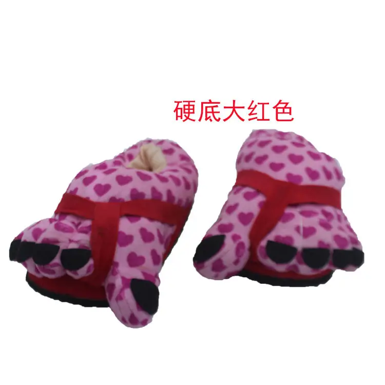 Winter new toe all-inclusive couples home slippers cartoon animal cotton slippers a batch