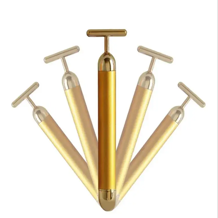 Electric Gold Face Massager 24Kv Slimming Lift