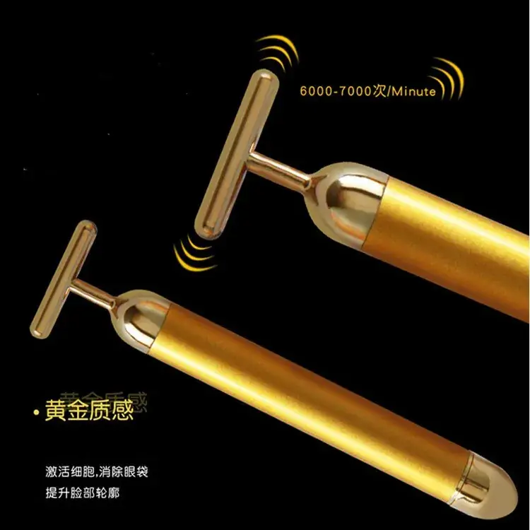 Electric Gold Face Massager 24Kv Slimming Lift