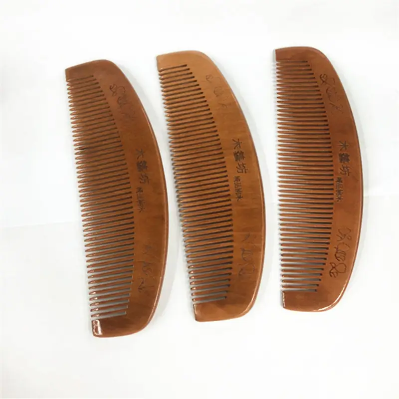 Peach Wood Hair Comb Anti-Static Wooden Hairdresser — feature 6
