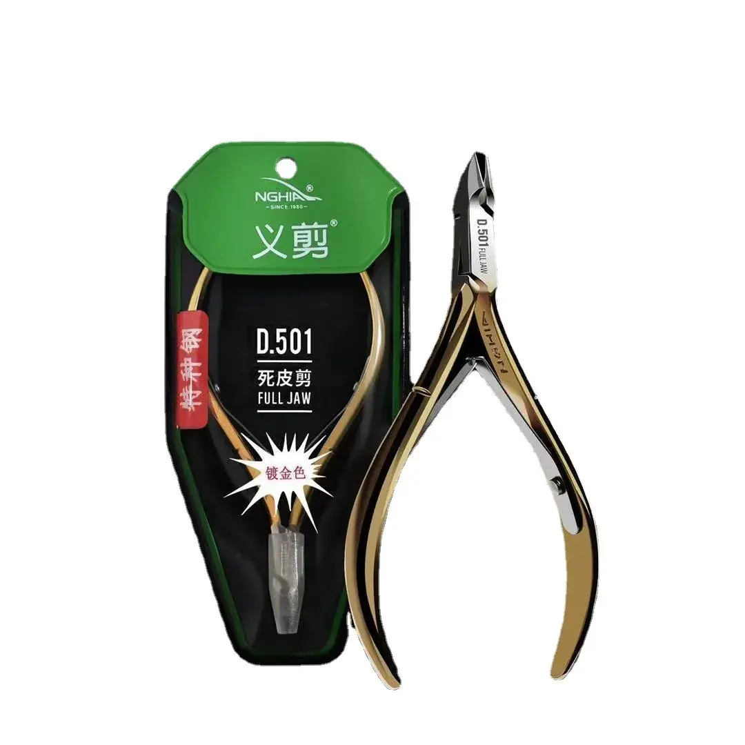 Vietnam NGHIA Golden Dead Skin Scissors D501 - Image 5