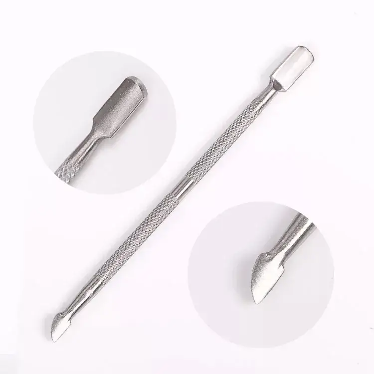 Small Steel Pusher Cuticle Remover Nail Art Tool - Image 5