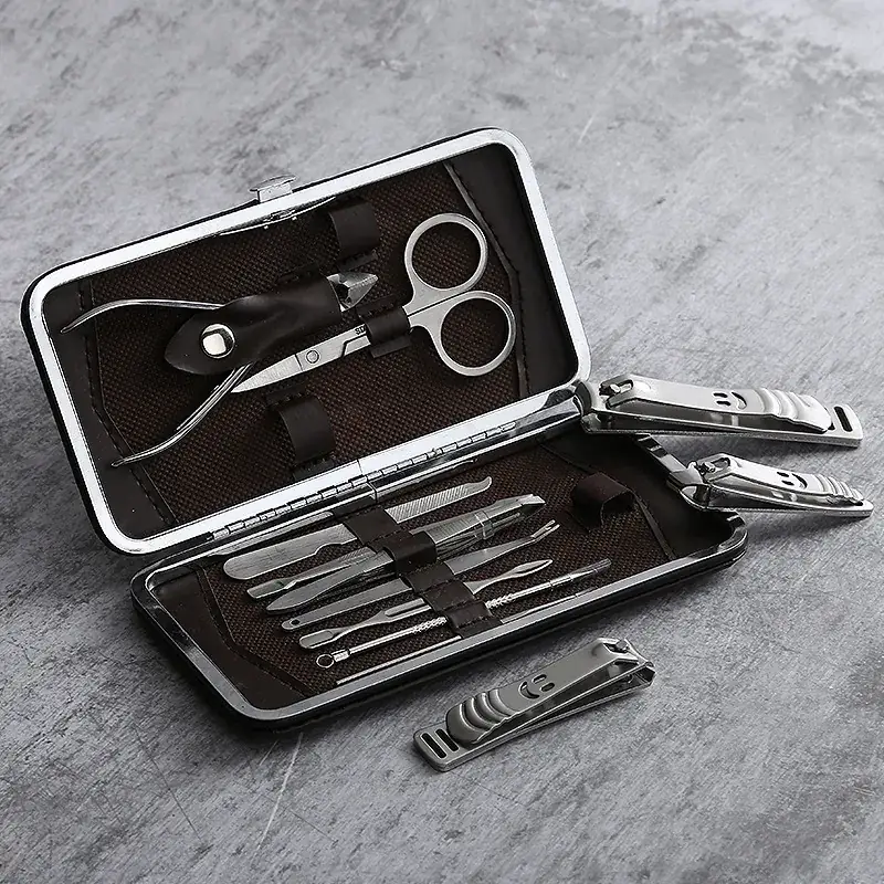 Stainless Steel Nail Clippers Set 12 Pieces - Image 18