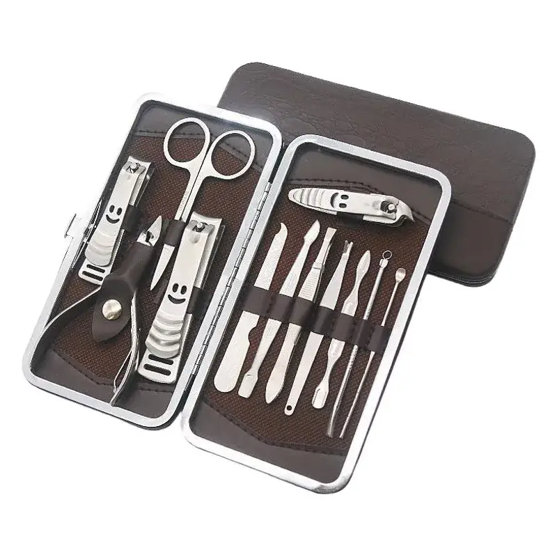 Stainless Steel Nail Clippers Set 12 Pieces